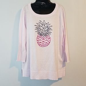 Gap Pineapple lightweight sweater size large